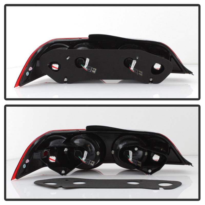 Spyder Acura RSX 02-04 LED Tail Lights Red Clear ALT-YD-ARSX02-LED-RC SPYDER Tail Lights  AXOPROS