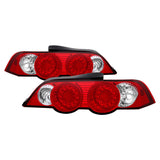 Spyder Acura RSX 02-04 LED Tail Lights Red Clear ALT-YD-ARSX02-LED-RC SPYDER Tail Lights  AXOPROS