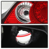 Spyder Acura RSX 02-04 LED Tail Lights Red Clear ALT-YD-ARSX02-LED-RC SPYDER Tail Lights  AXOPROS