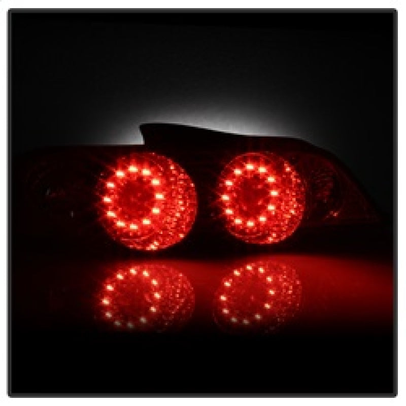 Spyder Acura RSX 02-04 LED Tail Lights Red Clear ALT-YD-ARSX02-LED-RC SPYDER Tail Lights  AXOPROS