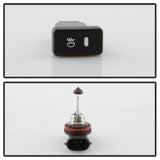 Spyder Acura RSX 05-07 OEM Fog Lights w/Switch Yellow FL-AR06-Y SPYDER Fog Lights  AXOPROS