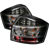 Spyder Audi A4 02-05 LED Tail Lights Black ALT-YD-AA402-LED-BK SPYDER Tail Lights  AXOPROS
