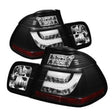 Spyder BMW E46 3-Series 02-05 4Dr Light Bar Style LED Tail Lights Black ALT-YD-BE4602-4D-LBLED-BK SPYDER Tail Lights  AXOPROS