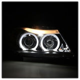 Spyder BMW E90 3-Series 06-08 (4 dr) Proj LED Halo Amber Reflctr Rplc Bulb Smke PRO-YD-BMWE9005-AM-S SPYDER Headlights  AXOPROS