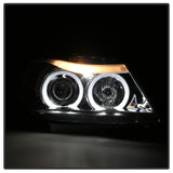 Spyder BMW E90 3-Series 06-08 (4 dr) Proj LED Halo Amber Reflctr Rplc Bulb Smke PRO-YD-BMWE9005-AM-S SPYDER Headlights  AXOPROS