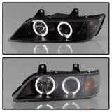 Spyder BMW Z3 96-02 Projector Headlights LED Halo Black High H1 Low H1 PRO-YD-BMWZ396-HL-BK SPYDER Headlights  AXOPROS