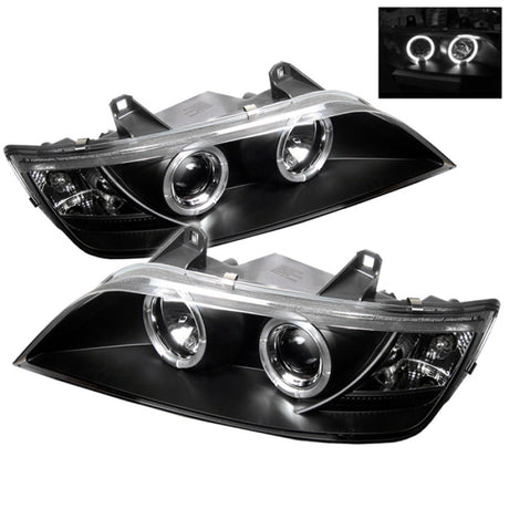 Spyder BMW Z3 96-02 Projector Headlights LED Halo Black High H1 Low H1 PRO-YD-BMWZ396-HL-BK SPYDER Headlights  AXOPROS