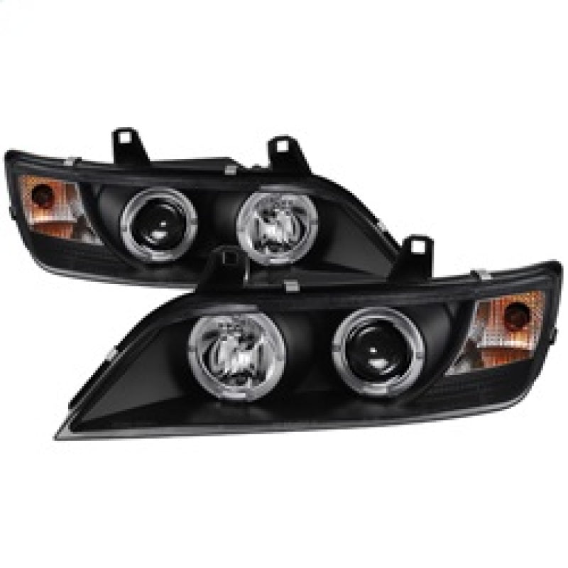 Spyder BMW Z3 96-02 Projector Headlights LED Halo Black High H1 Low H1 PRO-YD-BMWZ396-HL-BK SPYDER Headlights  AXOPROS