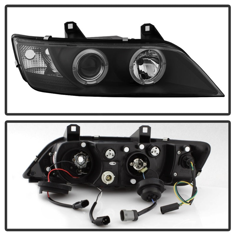 Spyder BMW Z3 96-02 Projector Headlights LED Halo Black High H1 Low H1 PRO-YD-BMWZ396-HL-BK SPYDER Headlights  AXOPROS