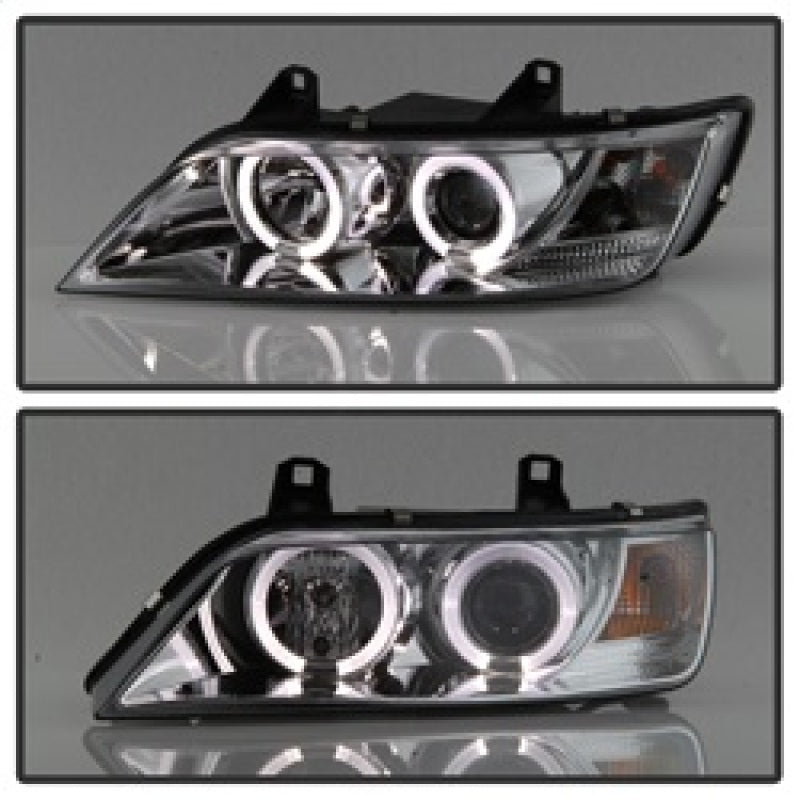 Spyder BMW Z3 96-02 Projector Headlights LED Halo Chrome High H1 Low H1 PRO-YD-BMWZ396-HL-C SPYDER Headlights  AXOPROS