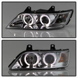 Spyder BMW Z3 96-02 Projector Headlights LED Halo Chrome High H1 Low H1 PRO-YD-BMWZ396-HL-C SPYDER Headlights  AXOPROS