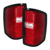 Spyder Chevy 1500 14-16 Light Bar LED Tail Lights Red Clear ALT-YD-CS14-LBLED-RC SPYDER Tail Lights  AXOPROS