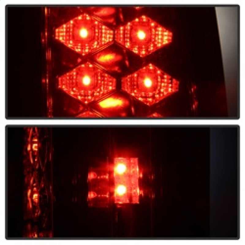 Spyder Chevy C/K Series 1500 88-98/Blazer 92-94 LED Tail Lights Red Clear ALT-YD-CCK88-LED-RC SPYDER Tail Lights  AXOPROS