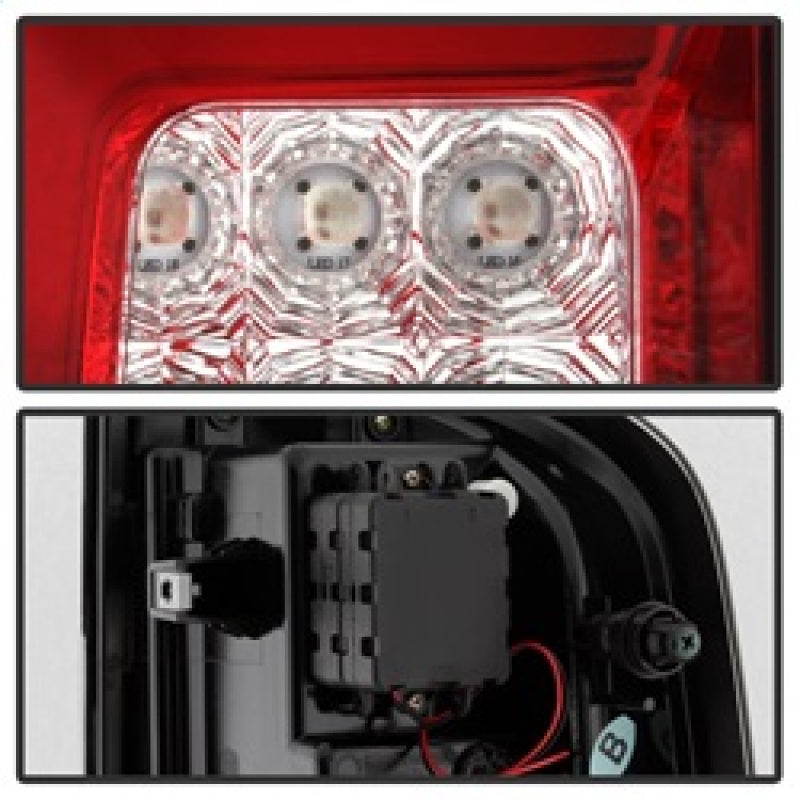Spyder Chevy Colorado 2015-2017 Light Bar LED Tail Lights - Red Clear ALT-YD-CCO15-LED-RC SPYDER Tail Lights  AXOPROS