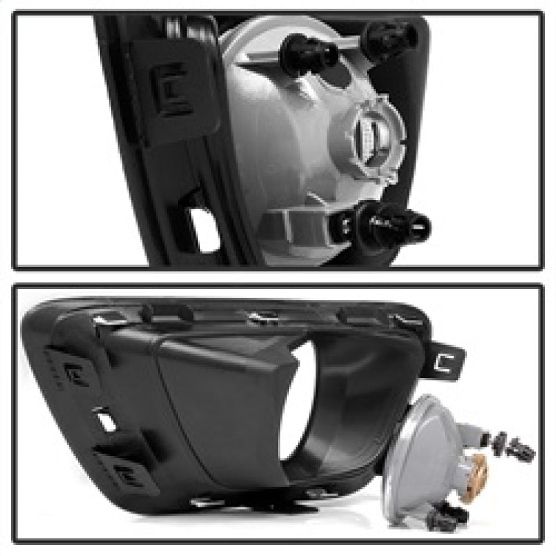 Spyder Chevy Colorado 2015-2017 OEM Fog Lights w/switch - Clear FL-CCOL15-C SPYDER Fog Lights  AXOPROS