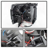 Spyder Chevy Silverado 1500 07-13 Projector Headlights LED Halo LED Blk PRO-YD-CS07-HL-BK SPYDER Headlights  AXOPROS