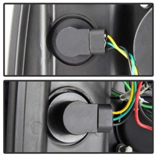 Spyder Chevy Silverado 1500 14-16 Projector Headlights Light Bar DRL Chrm PRO-YD-CS14-LBDRL-C SPYDER Headlights  AXOPROS