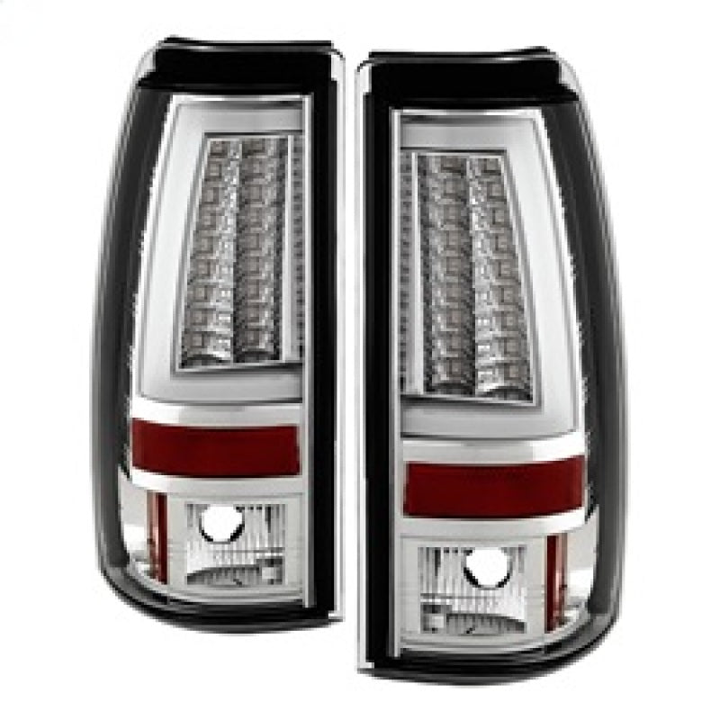 Spyder Chevy Silverado 1500/2500 03-06 Version 2 LED Tail Lights - Chrome ALT-YD-CS03V2-LED-C SPYDER Tail Lights  AXOPROS