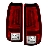 Spyder Chevy Silverado 1500/2500 03-06 Version 2 LED Tail Lights - Red Clear ALT-YD-CS03V2-LED-RC SPYDER Tail Lights  AXOPROS