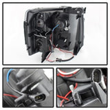 Spyder Chevy Silverado 1500/2500 07-13 Projector Headlights LED Halo LED Blk Smke PRO-YD-CS07-HL-BSM SPYDER Headlights  AXOPROS