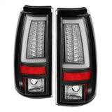 Spyder Chevy Silverado 1500/2500 99-02 Version 2 LED Tail Lights - Black ALT-YD-CS99V2-LED-BK SPYDER Tail Lights  AXOPROS