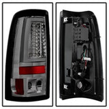Spyder Chevy Silverado 1500/2500 99-02 Version 2 LED Tail Lights - Smoke ALT-YD-CS99V2-LED-SM SPYDER Tail Lights  AXOPROS