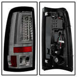 Spyder Chevy Silverado 1500/2500 99-02 Version 2 LED Tail Lights - Smoke ALT-YD-CS99V2-LED-SM SPYDER Tail Lights  AXOPROS