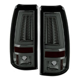 Spyder Chevy Silverado 1500/2500 99-02 Version 2 LED Tail Lights - Smoke ALT-YD-CS99V2-LED-SM SPYDER Tail Lights  AXOPROS