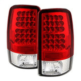 Spyder Chevy Suburban/Tahoe 1500/2500 00-06 LED Tail Lights Red Clear ALT-YD-CD00-LED-RC SPYDER Tail Lights  AXOPROS
