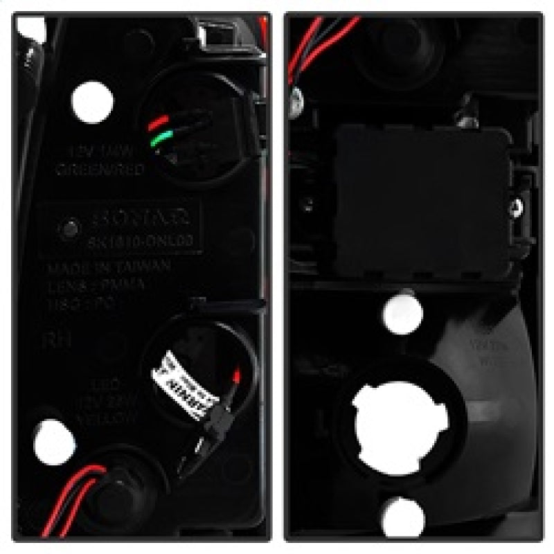 Spyder Chevy Suburban/Tahoe 1500/2500 00-06 LED Tail Lights Red Clear ALT-YD-CD00-LED-RC SPYDER Tail Lights  AXOPROS