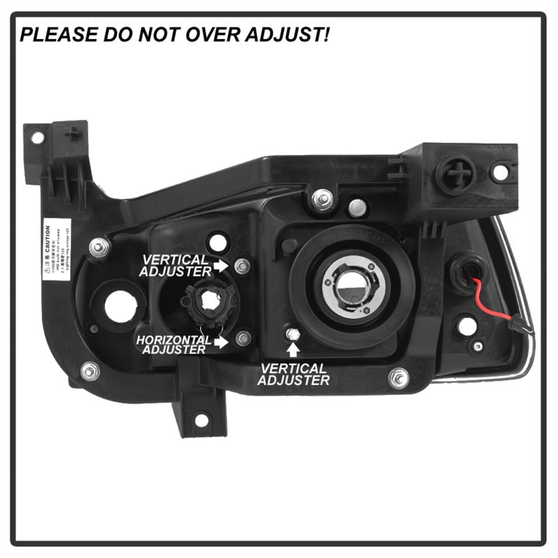 Spyder Dodge Charger 06-10 Projector Headlights - LED Light Bar - Black PRO-YD-DCH05V2-LB-BK SPYDER Headlights  AXOPROS