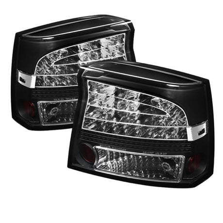 Spyder Dodge Charger 09-10 LED Tail Lights Black ALT-YD-DCH09-LED-BK SPYDER Tail Lights  AXOPROS