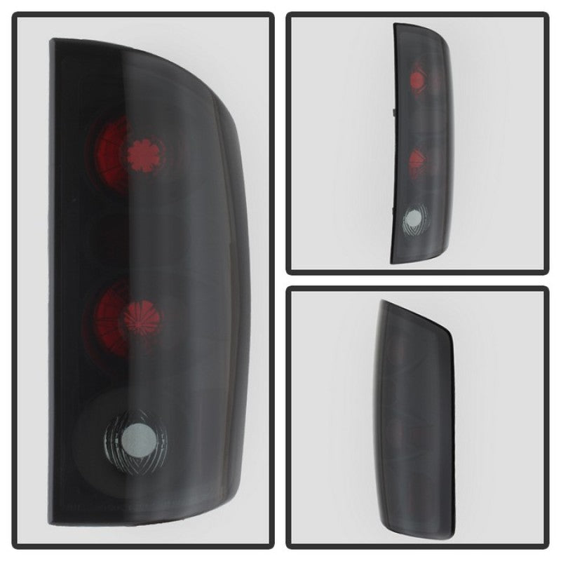 Spyder Dodge Ram 02-06 1500/Ram 2500/3500 03-06 Euro Style Tail Lights Black Smoke ALT-YD-DRAM02-BSM SPYDER Tail Lights  AXOPROS