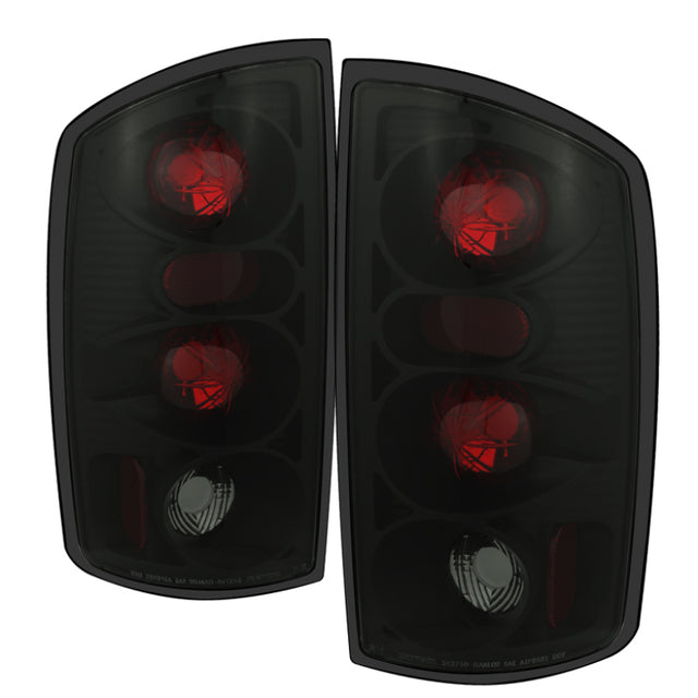 Spyder Dodge Ram 02-06 1500/Ram 2500/3500 03-06 Euro Style Tail Lights Black Smoke ALT-YD-DRAM02-BSM SPYDER Tail Lights  AXOPROS