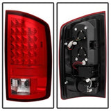 Spyder Dodge Ram 07-08 1500/Ram 07-09 2500/3500 LED Tail Lights Red Clear ALT-YD-DRAM06-LED-RC SPYDER Tail Lights  AXOPROS