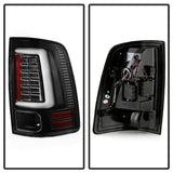 Spyder Dodge Ram 09-18 LED Tail Lights - All Black ALT-YD-DRAM09V2-LED-BKV2 (Incandescent Only) SPYDER Tail Lights  AXOPROS