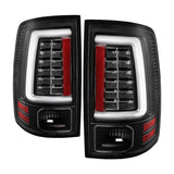 Spyder Dodge Ram 09-18 LED Tail Lights - All Black ALT-YD-DRAM09V2-LED-BKV2 (Incandescent Only) SPYDER Tail Lights  AXOPROS