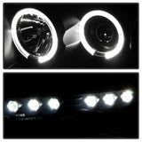 Spyder Dodge Ram 1500 02-05 03-05 Projector Headlights LED Halo LED Blk Smke PRO-YD-DR02-HL-BSM SPYDER Headlights  AXOPROS