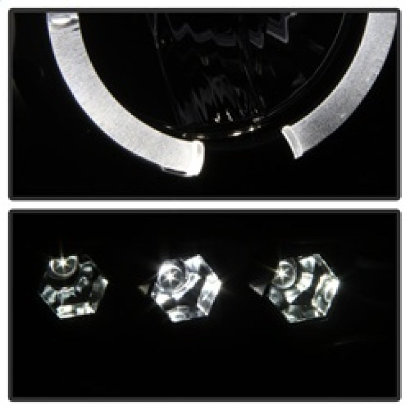 Spyder Dodge Ram 1500 02-05 03-05 Projector Headlights LED Halo LED Blk Smke PRO-YD-DR02-HL-BSM SPYDER Headlights  AXOPROS