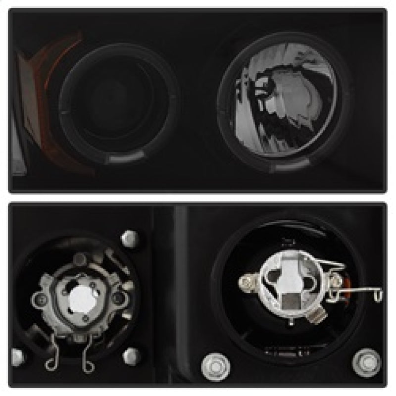 Spyder Dodge Ram 1500 02-05 03-05 Projector Headlights LED Halo LED Blk Smke PRO-YD-DR02-HL-BSM SPYDER Headlights  AXOPROS