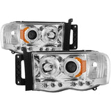 Spyder Dodge Ram 1500 02-05/Ram 2500 03-05 Projector Headlights LED Halo LED Chrm PRO-YD-DR02-HL-C SPYDER Headlights  AXOPROS