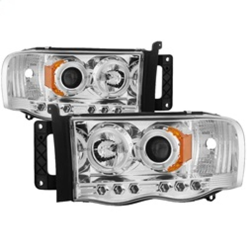 Spyder Dodge Ram 1500 02-05/Ram 2500 03-05 Projector Headlights LED Halo LED Chrm PRO-YD-DR02-HL-C SPYDER Headlights  AXOPROS