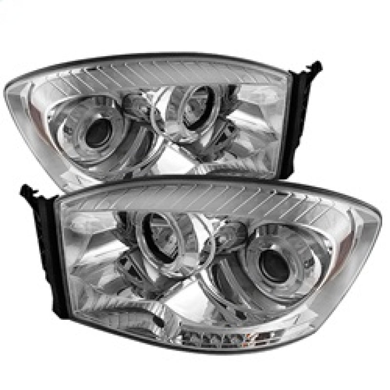Spyder Dodge Ram 1500 06-08/Ram 2500 06-09 Projector Headlights LED Halo LED Chrm PRO-YD-DR06-HL-C SPYDER Headlights  AXOPROS