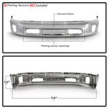 Spyder Dodge Ram 1500 14-18 Bottom w/Sensor w/Fog Light Hole Front Bumper - Chrome (OEM 68160857AA) SPYDER Bumper Accessories  AXOPROS