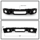 Spyder Ford F150 09-14 w/Fog Light Hole Front Bumper - Black (OEM # 9L3Z17757DPTM) SPYDER Bumper Accessories  AXOPROS