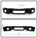 Spyder Ford F150 09-14 w/Fog Light Hole Front Bumper - Black (OEM # 9L3Z17757DPTM) SPYDER Bumper Accessories  AXOPROS