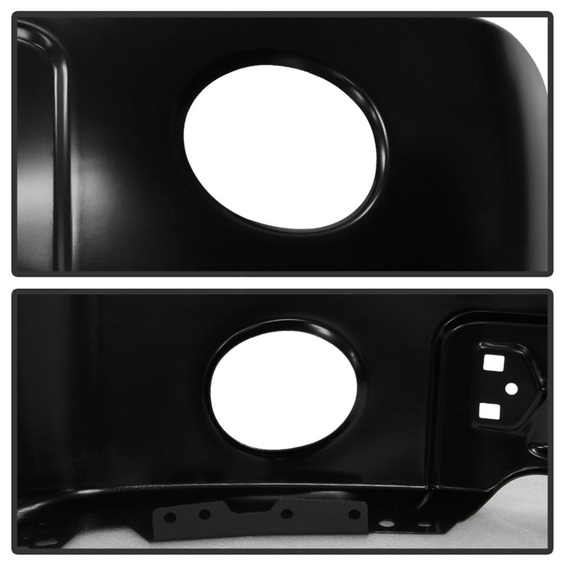 Spyder Ford F150 09-14 w/Fog Light Hole Front Bumper - Black (OEM # 9L3Z17757DPTM) SPYDER Bumper Accessories  AXOPROS