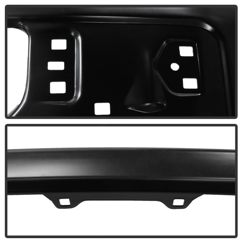 Spyder Ford F150 09-14 w/Fog Light Hole Front Bumper - Black (OEM # 9L3Z17757DPTM) SPYDER Bumper Accessories  AXOPROS