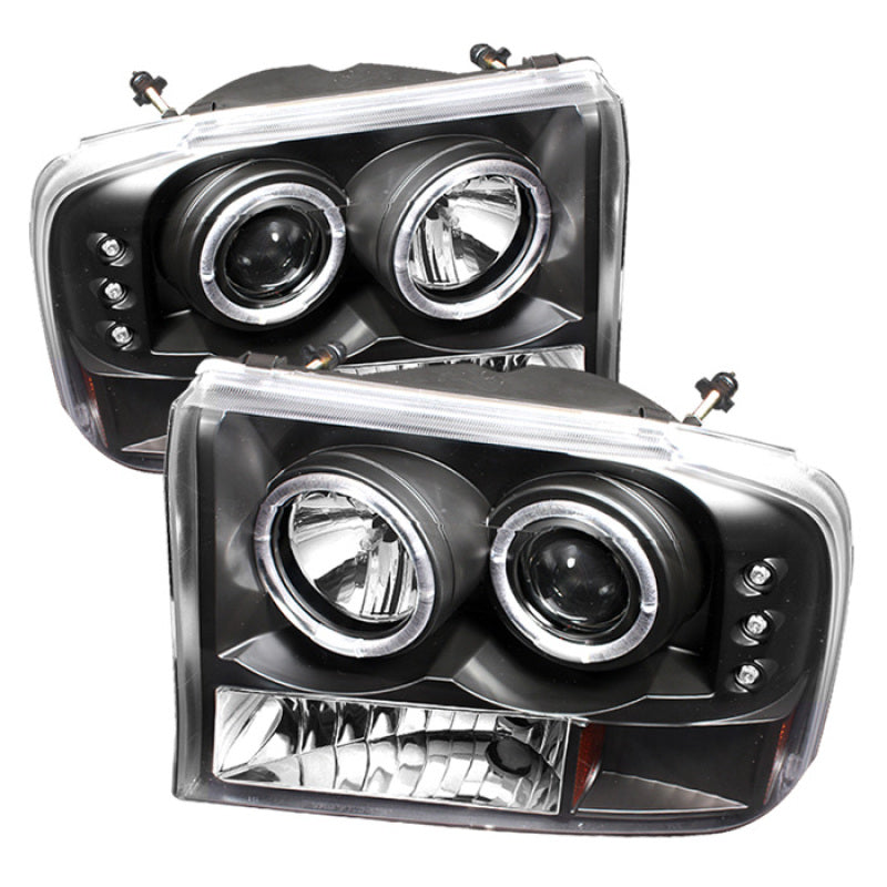 Spyder Ford F250 Super Duty 99-04 Projector Version 2 LED Halo LED Blk PRO-YD-FF25099-1P-G2-BK SPYDER Headlights  AXOPROS