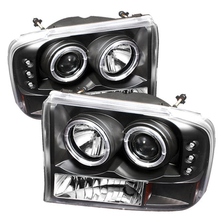 Spyder Ford F250 Super Duty 99-04 Projector Version 2 LED Halo LED Blk PRO-YD-FF25099-1P-G2-BK SPYDER Headlights  AXOPROS